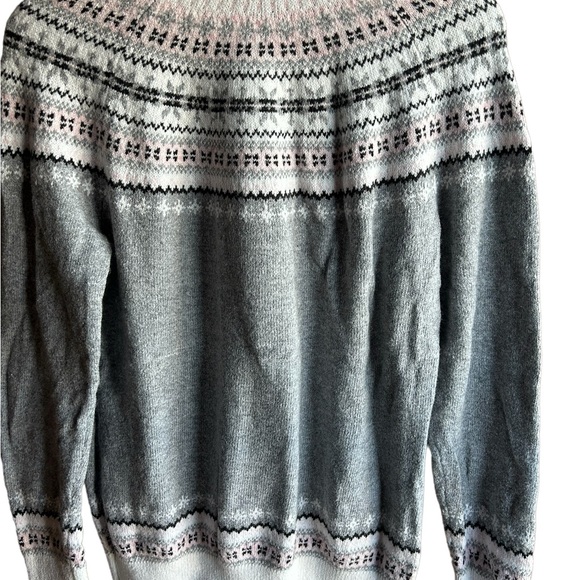 Vintage Fair Isle Sweater 90's Tommy Hilfiger Sweater Reindeer Christmas Sweater - Picture 5 of 6